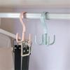 Plastic Rotatable Hanger Hooks Space Saving Spinner Hanger Coat Hooks Four Claw Hooks  Closet