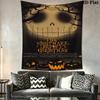 Jack Skellington Halloween Tshirt Tapestry Background Cloth Fashion Print Wall Decoration Atmospheric Background Cloth Wall Covering Decoration