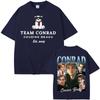 Team Conrad Cousins Beach Merch Tshirt Conrad Fisher Movie Y2k Tee Shirt 2026 Men Women Harajuku High Quality Shortsleeved Top