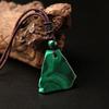 Natural peacock stone, button, no event pendant, cloud necklace, pendant, DIY accessories, accessories, vintage sweater chain