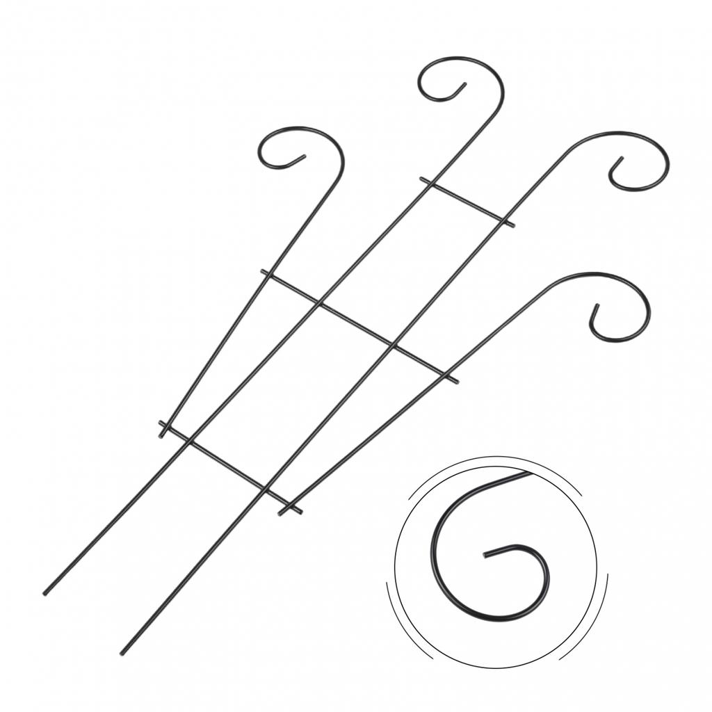 1pc Plant Climbing Frame 4.*3.*0.3cm Iron Rattan Bracket Vine Climb Rack