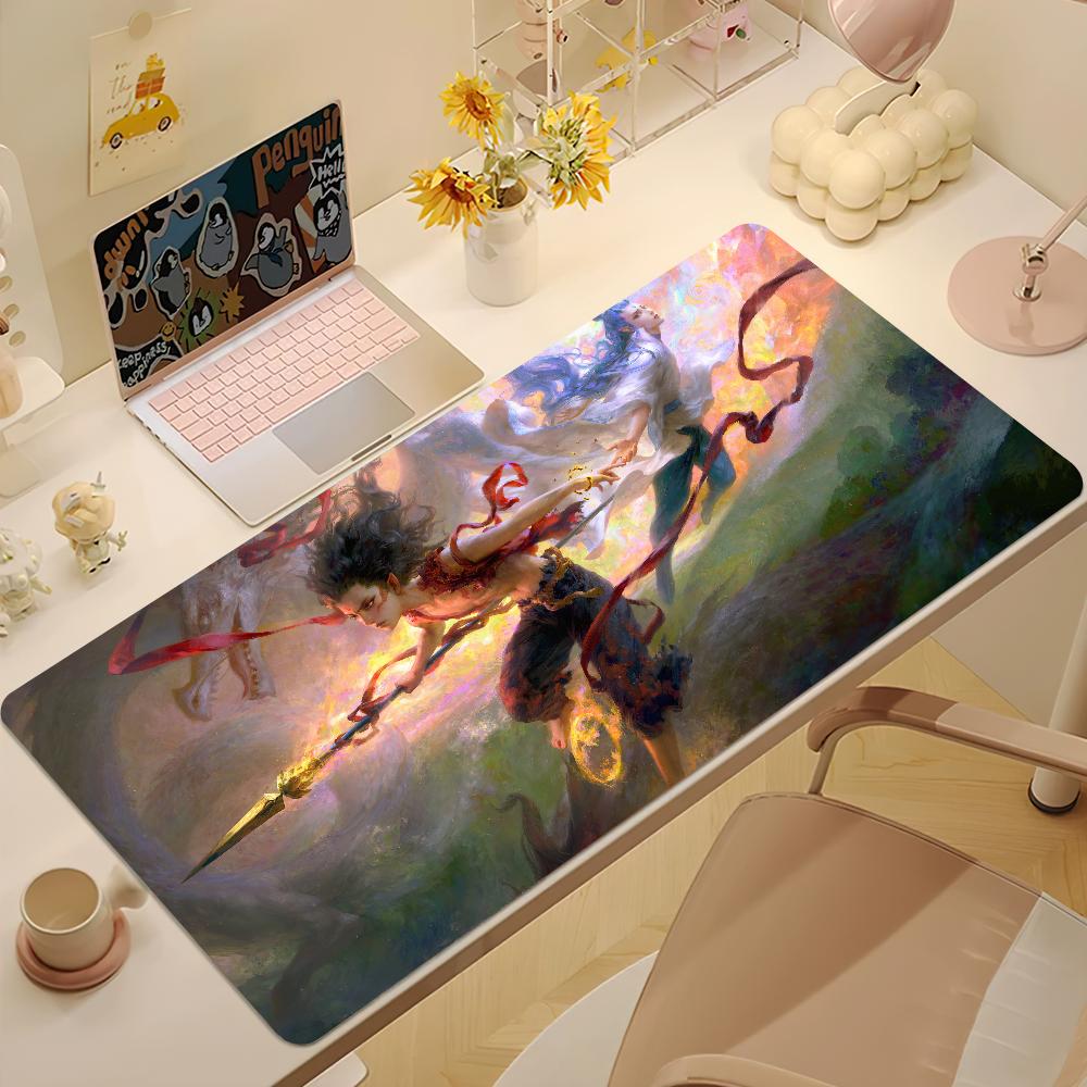 HHuang Guangjian Artist Mouse Pad Nonslip Thickened MousePad Large Writing Lockedge Office Student Gaming Cushion