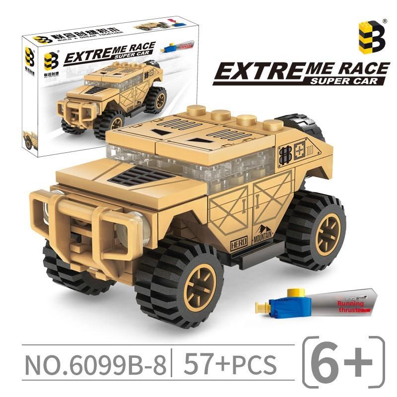 Off Road Armored Vehicle Assembly Building Block Model Ornament Children Toy