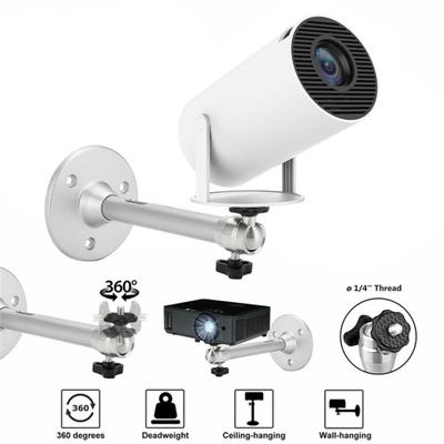 Projector Bracket High To Install 360-Degree Rotatable Stability Easy Ceiling Wall Mount Projector Holder Beamer Bracket