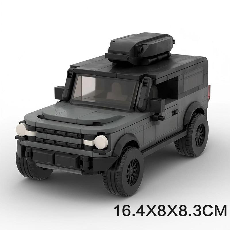 MOC Small Particle Building Blocks Off-Road Vehicle Model DIY Assembly Bricks Toy Gift For Boys