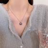 Elegant Gray Pearl Necklace for Women: Simple Luxury with Zircon Clavicle Chain – Versatile, Chic, and On-Trend