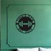 Vintage Metal Wall Art Gym Decor Custom Iron Sign Home Fitness Sculpture