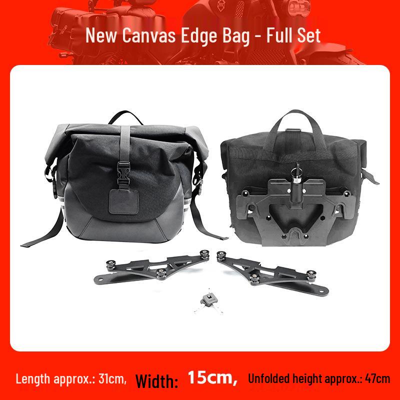 Wu Ji CU530 Quick Release Waterproof Motorcycle Saddlebags - Touring Panniers Accessories