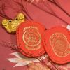 Fengshui Lucky Crab Wallet Charm Money-Biting Crab Ornaments Decor With "Daily Wealth" For Longevity Financial Stability