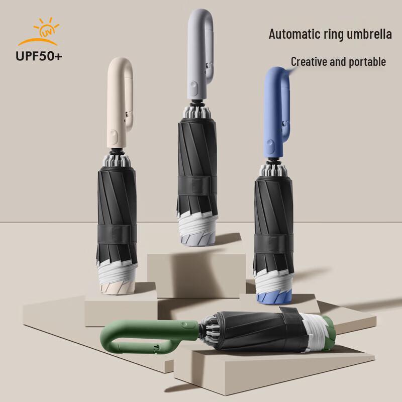 MAYDU M3395 Automatic Reverse UV Sun Rain Umbrella