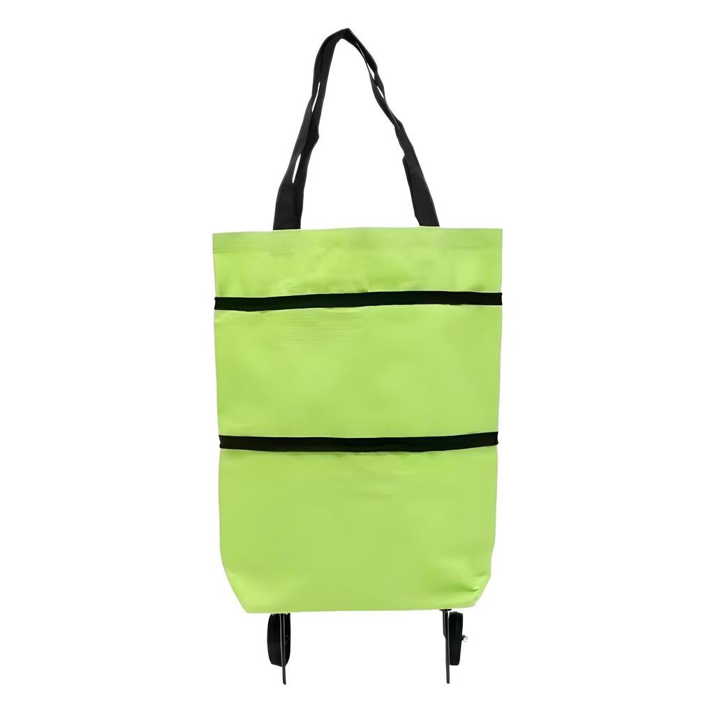 Wheeled Shopping Bag: Portable Grocery Cart & Travel Trolley with Retractable Handle