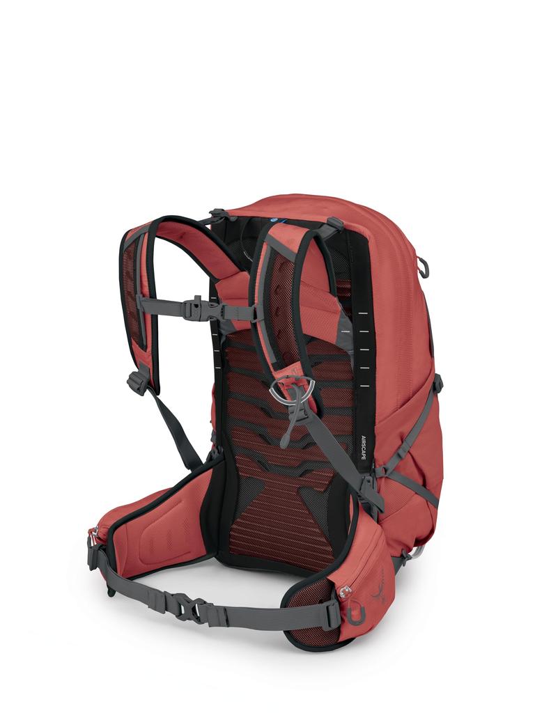 Osprey Tempest 22L Lightweight Hiking Backpack Small Daypack for Travel Red Gray Women's - & Camping, Pampas/Coal