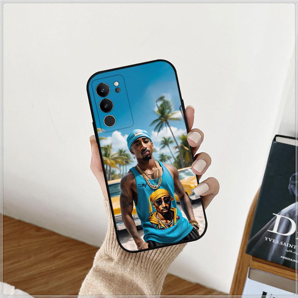 Rapper 2pac Sänger Tupac Handyhülle Für VIVO V30 V29 V29E V27 V27E V25 V23 V23E V21 V21E V20 V20SE V17 V15 V11 V11I 5G PRO Hülle
