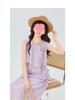 Women's 2025 Summer French Sleeveless Vest Cake Dress - Petite Holiday A-line Skirt, Loose Fit