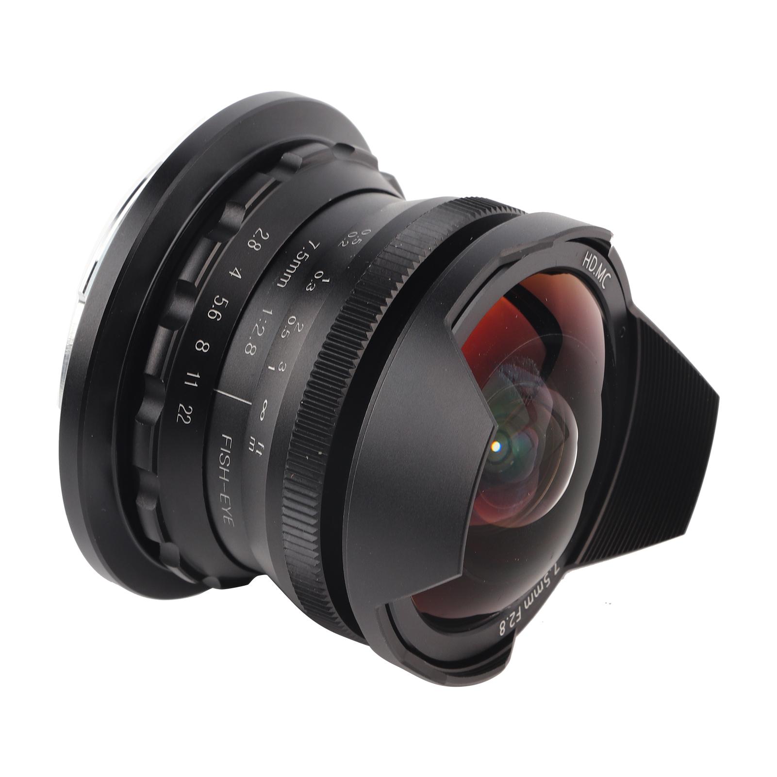 

7.5MM F2.8 Fisheye объектив для беззеркальной камеры, обновление, оптимизация обработки изображений, крепление Z для Nikon Z6 Z7 Z50Black чёрный