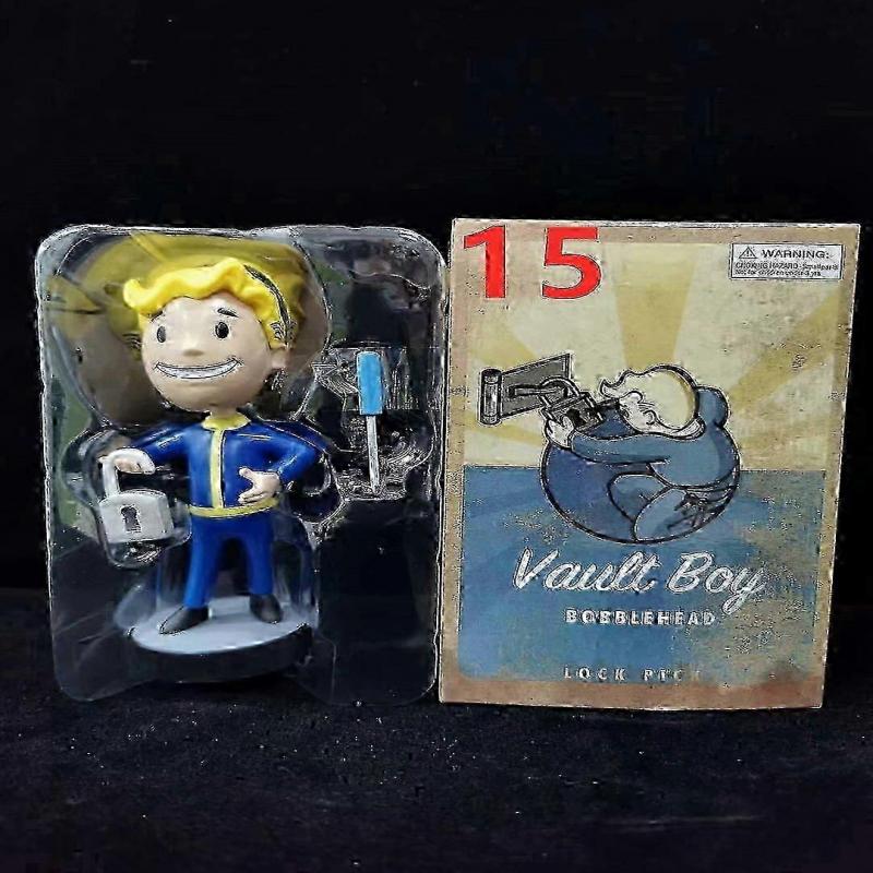 2025 Fallout Vault Boy Bobble Head PVC Action Figure Collectible Model Toy Poseable