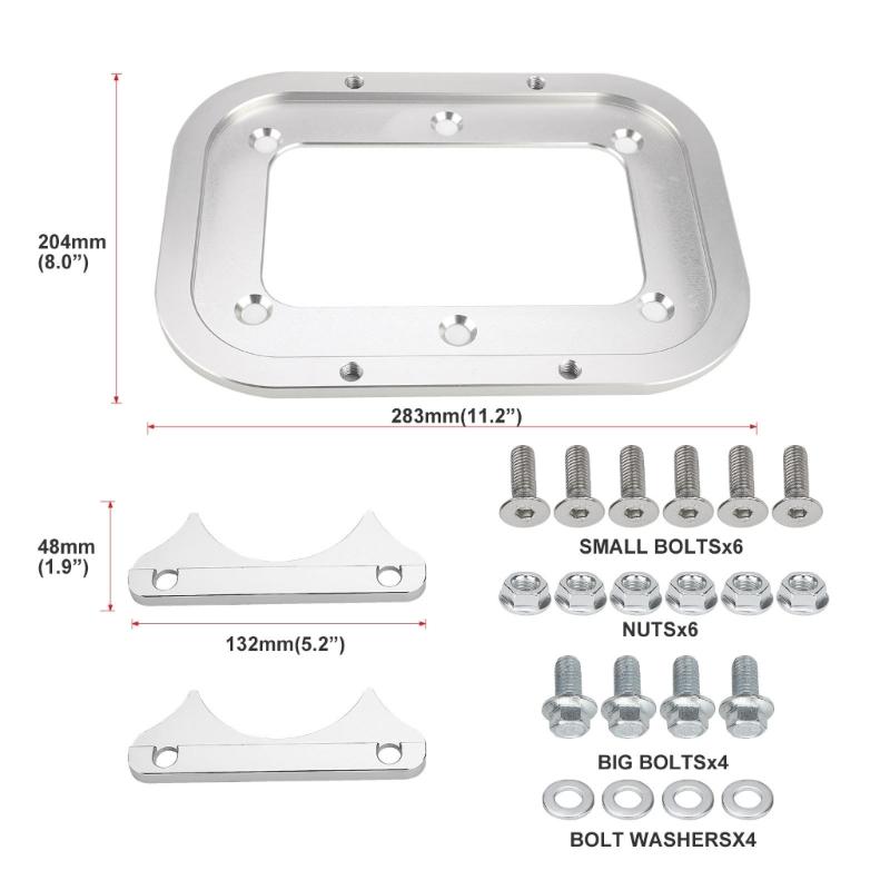 Supporto per riposizionamento batteria/staffa di montaggio di fissaggio per Optima D34 34/78 Dimensioni batteria per auto