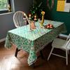 New Year American Cotton and Hemp Dining Table Fabric Art Christmas Home Table Cloth Table Flag Table Mat