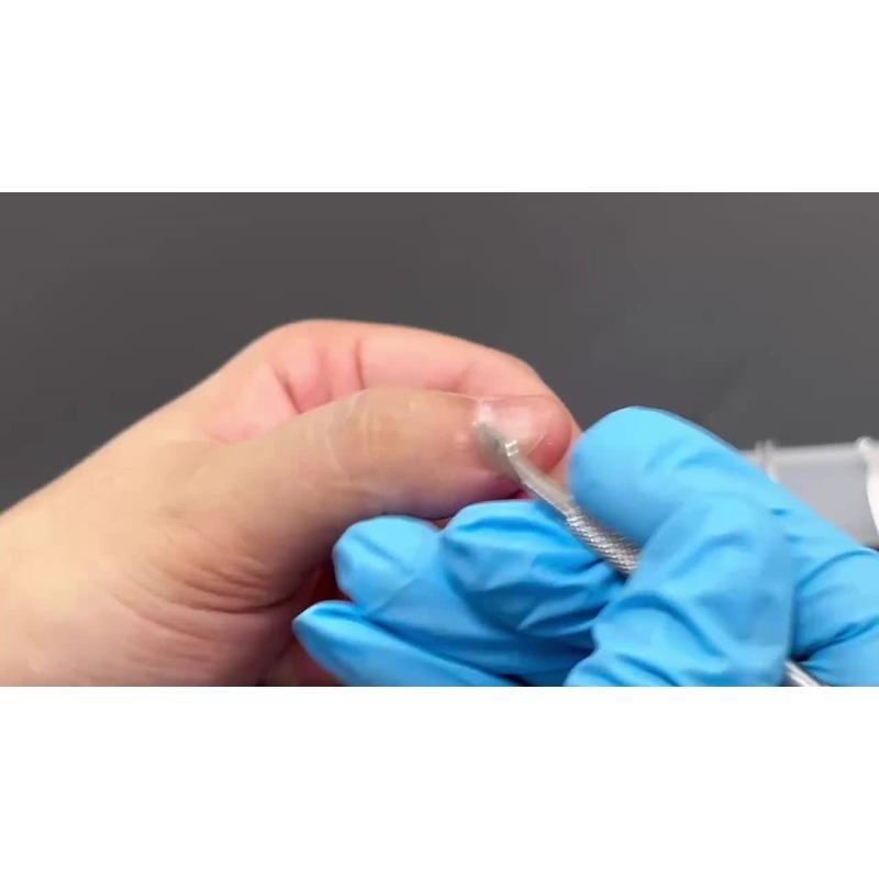 10-Piece Stainless Steel Nail Inlay and Dead Skin Removal Tool Set - Unscented Pedicure Nail Set, Halloween Gift