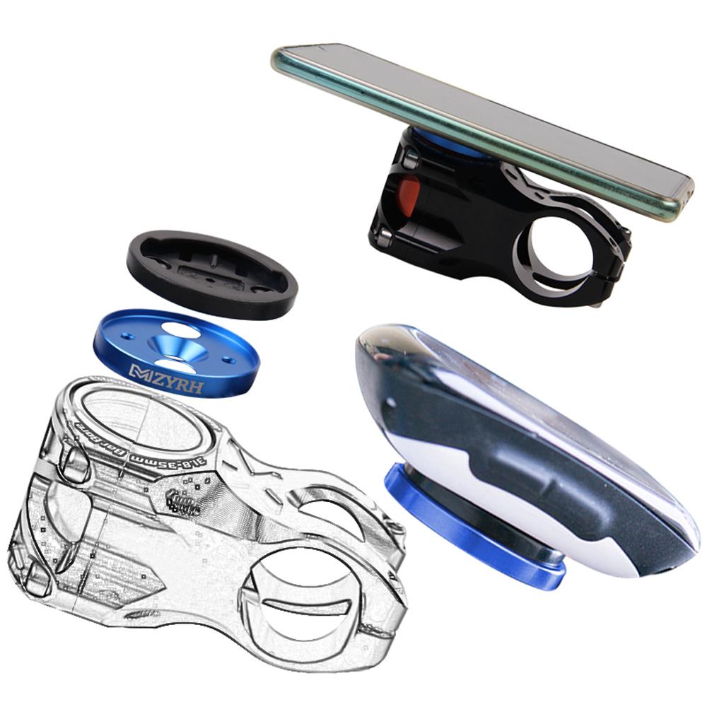 Adattiero Universale Per Fotocamera Sportiva Su Supporto Garmin Edge – Leggero In ABS