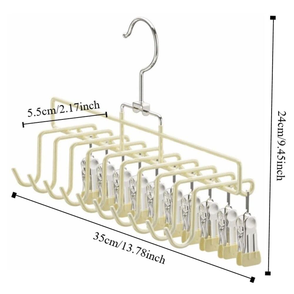 Hanging Baseball Hat Organizer Rack Portable Clothes Clip Multifunctional Towel Hanger Clip  Sock