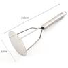 Stainless Steel Masher Potato Puree Grinder Auxiliary Food Manual Masher Kitchen Masher Vegetable Puree Fruit Puree Press