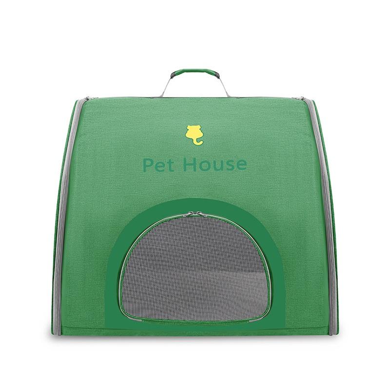 

Автомобильная сумка, сумка для собак, сумка для кошек, портативная автомобильная сумка для домашних животных, дышащая и складная, универсальная для всех сезонов 38*31*30CM зелёный