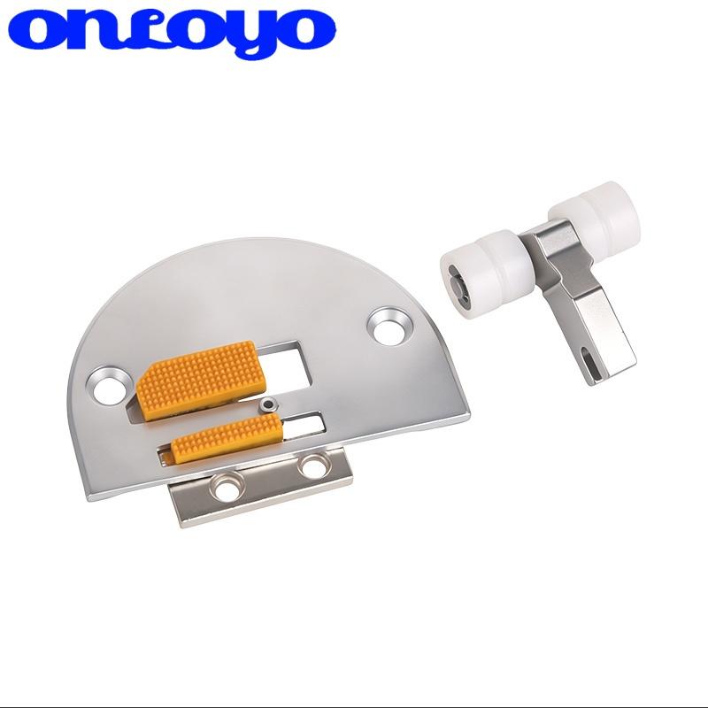 K-2 Template Gauge Set Needle Plate 4mm Feed Dog Presser Foot Universal for Lockstitch & Template & Long Arm Machine Parts K-2 Template Gauge Set