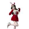 Sexy lingerie sexy christmas bunny uniform seduction passion suit new robe qqny bow
