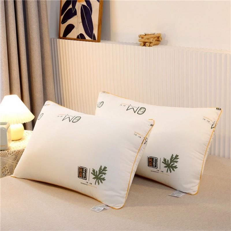 Soft Fiber Fill Pillow Adults With Pillowcase Low Medium High Profile Rectangle Shape High Profile 1pc
