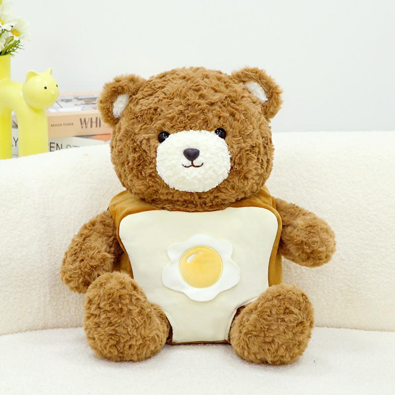 Bread Plush Bear Toy Animal Stuffed Doll Bedroom Decoration Kids Gifts Cute
