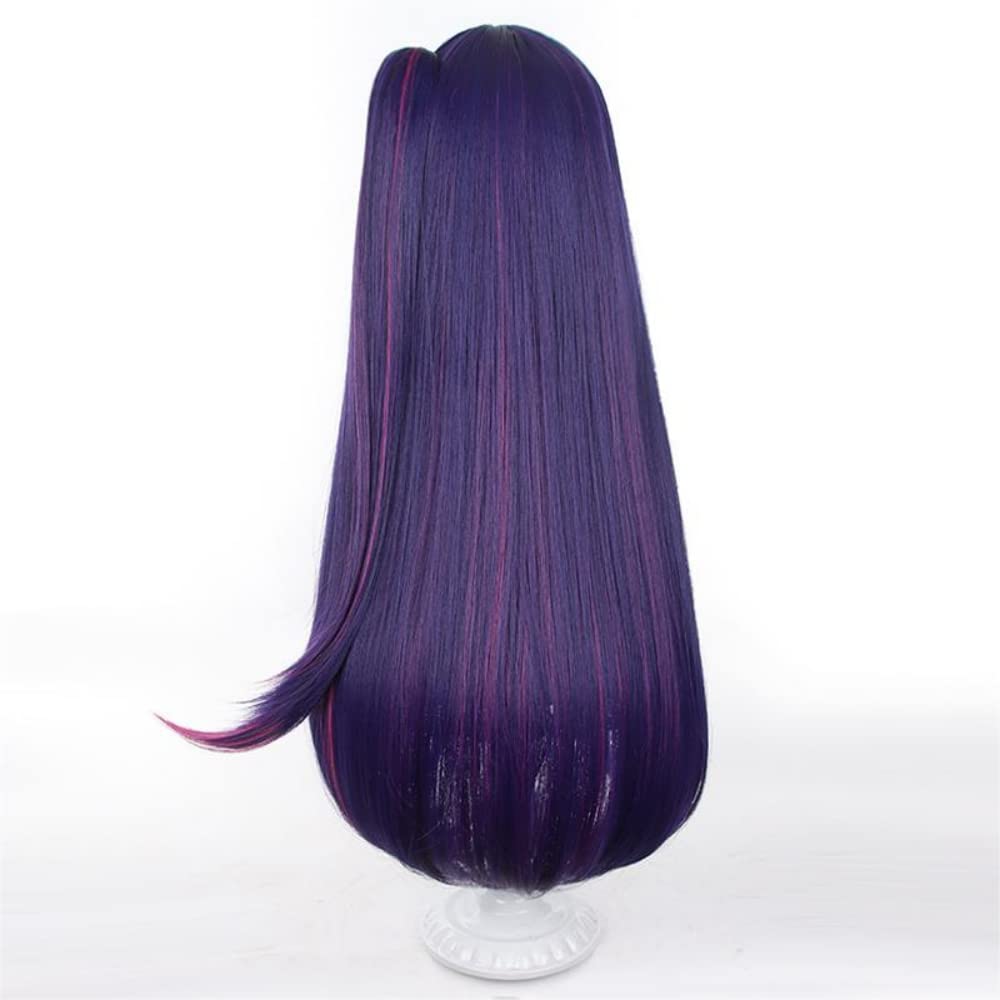 Eileen Oshi no Ko Hoshino Eye Wig, Heat Resistant, Anime, Halloween, Christmas, Disguise Wig, School Festival, Includes Net