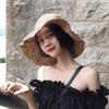 French Vintage Court-style Straw Fisherman Hat, Soft Girl Japanese Lace Straw Hat, Summer Sun Hat for Women