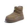 Snow Boots Women's Winter Thick-soled Velvet Thickened Fur Integrated Warm Shoes Foot Cover Bread Cotton Boots 7