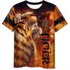 Men's 3D Printed T-Shirt Short Sleeve O-Neck Pullover Casual Top