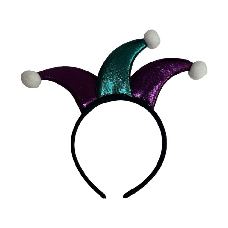 Adorkable Cartoon Clown Hair Hoop Eye-catching Headpiece Headwear for Halloween Role Play 1