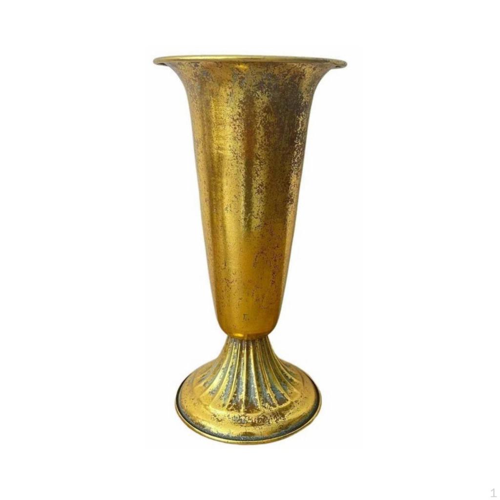 Pedestal Urn AntiqueStyle Vase with Base VintageInfluenced Tabletop for Wedding