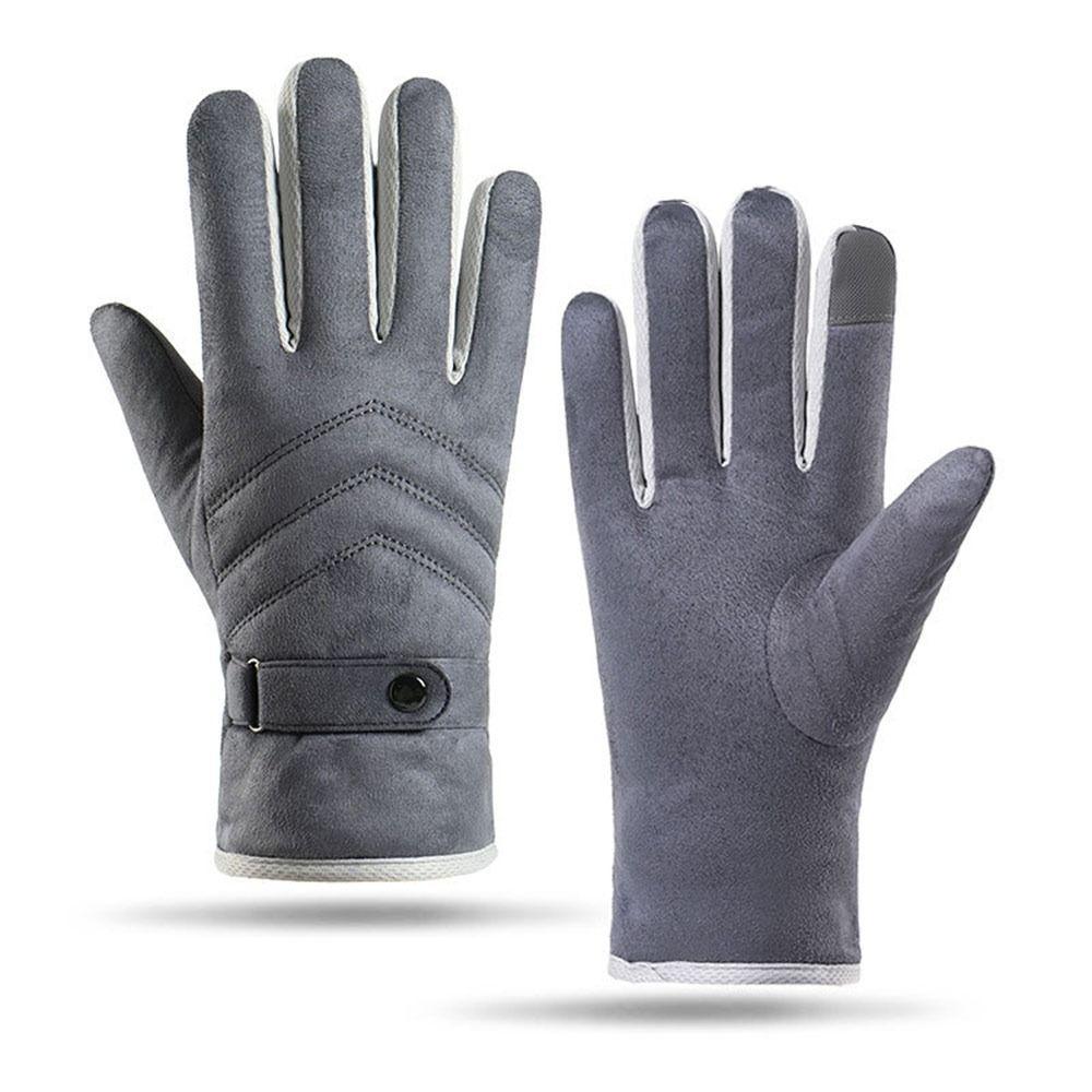 Warm Winter Gloves Touchscreen Thickened Thermal Gloves Fashion Cycling Gloves for Men