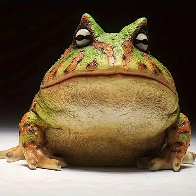 New Product Creative Simulation Frog Resin Craft Courtyard Decoration Animal Model Ornament Desk Decoration Home Accessories