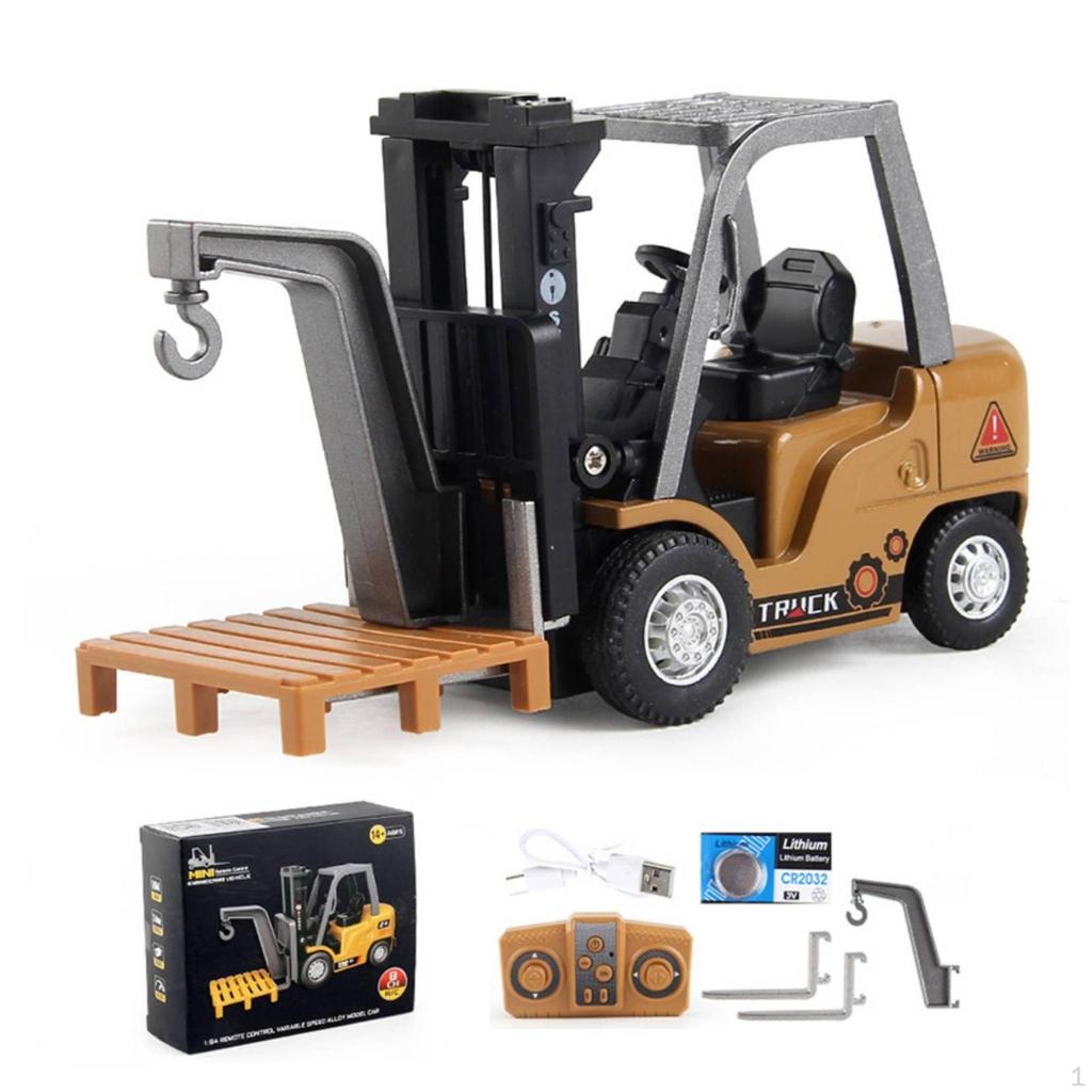 Remoting Control Forklift Truck Liftable Fork Mini Toy Simulation Planning & Building