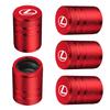 for Lexus ES300 RX330 RX300 GS300 IS250 CT200h IS300 NX RX LX GX Car Wheel Tire Valve Caps Tyre Stem Covers Airdust Waterproof AFT1