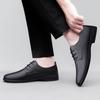 Fashion Versatile Casual Sneakers Formal Genuine Leather Shoes for Men Lace Up Oxfords Shoes Male Wedding Party Office Business Footwear