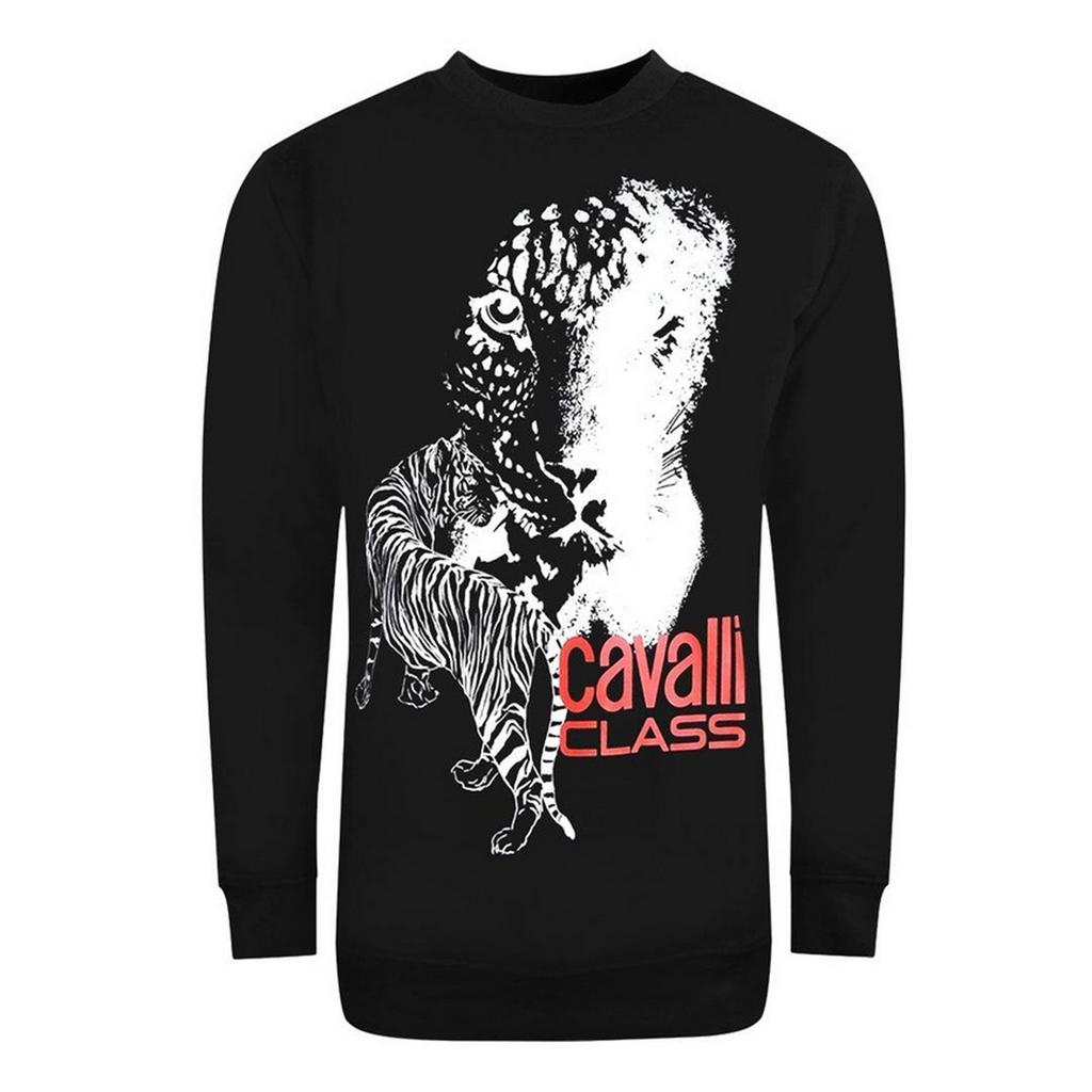Cavalli Class Unisex Adult Tiger Logo Sweatshirt