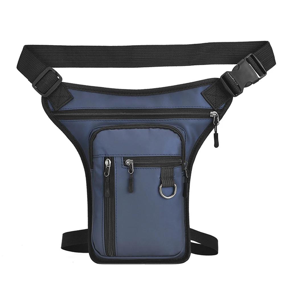 Men Rider Bum Drop Thigh Bag Waterproof Motorcycle Leg Side Bag Motorcycle Riding Shoulder Cross Body Thigh Hip Belt Waist Bags