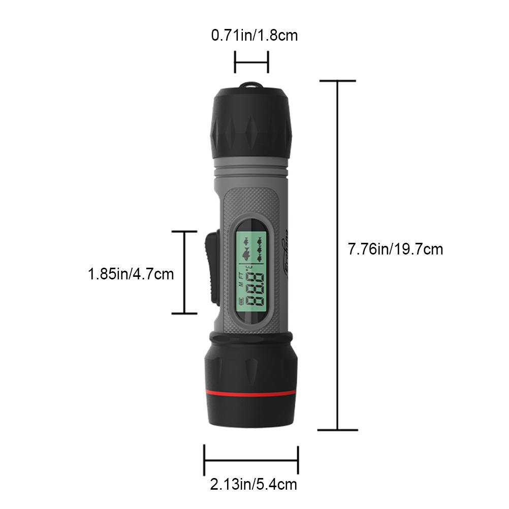Portable Sonar Fish Finder Waterproof Wireless Bluetooth Depth Finder Ice Fish Finder with Depth Readout Display for