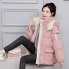 Autumn Winter Parkas Jacket Women's New Korean Loose Down Cotton Coat Female Hooded Thicken Warm Padded Casual Overcoat Ladies Tops