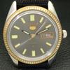 USED VINTAGE SEIKO 5 AUTOMATIC JAPAN MENS DAY/DATE ORIGINAL DIAL WATCH A433860-2