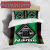 3pcs Duvet Cover Set (1*Duvet Cover + 2*Pillowcase, Without Core), Custom Name Borussia Monchengladbach Pattern Bedding Set, Home Bedroom Decor Gift
