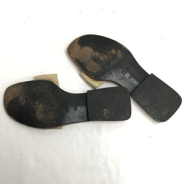 Gucci Flat Sandals Women’s 22.5 Beige Italy Made