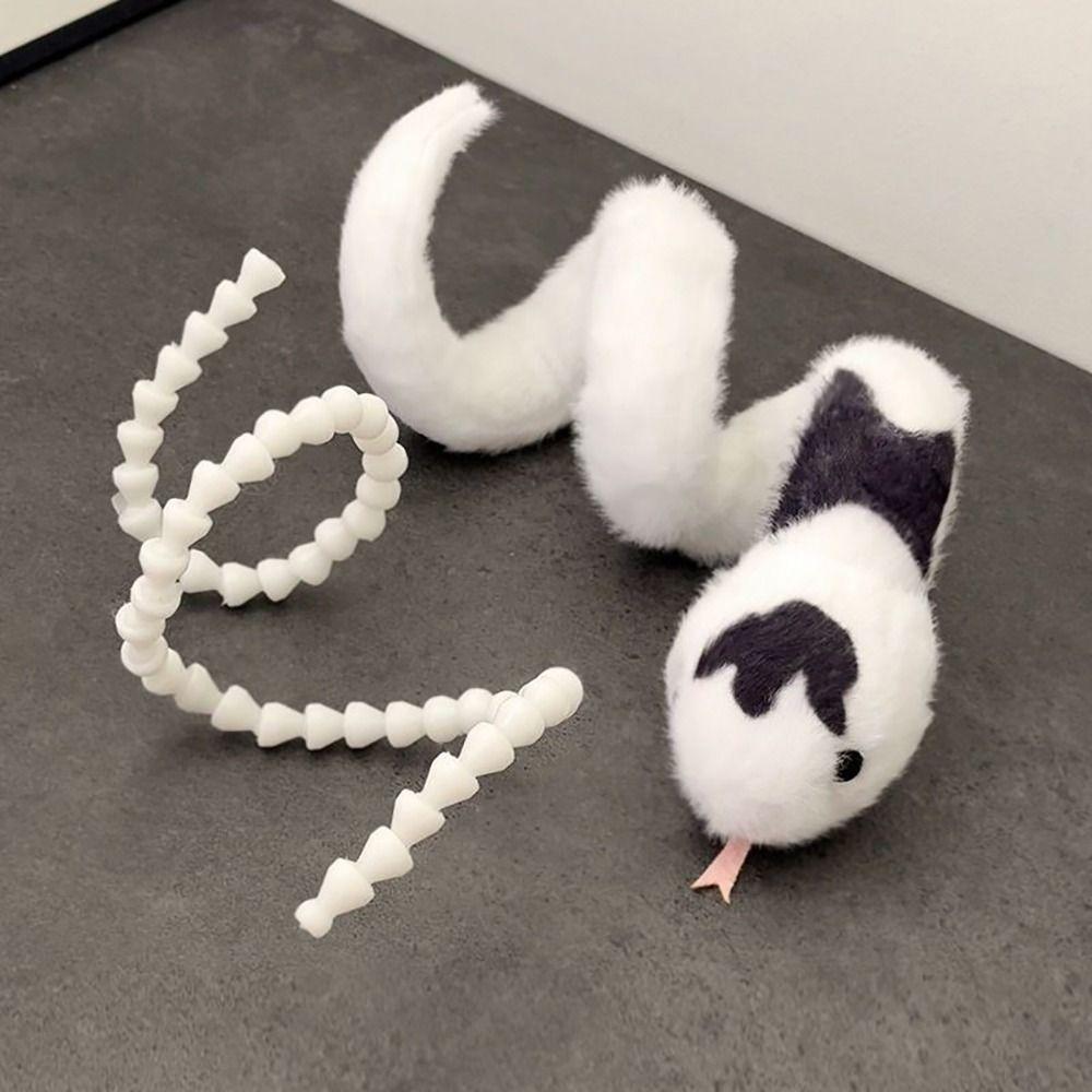 Plush Xiao CuBao Plush Toy Wrapable Stuffed Doll Kawaii Snake Decoration Doll